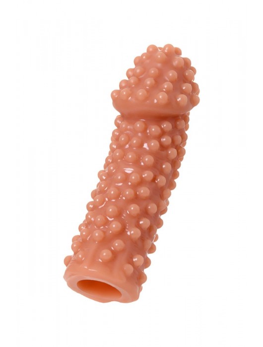 Телесная насадка на фаллос с бугорками KOKOS Extreme Sleeve 10 - 15,8 см. - KOKOS - в Березниках купить с доставкой