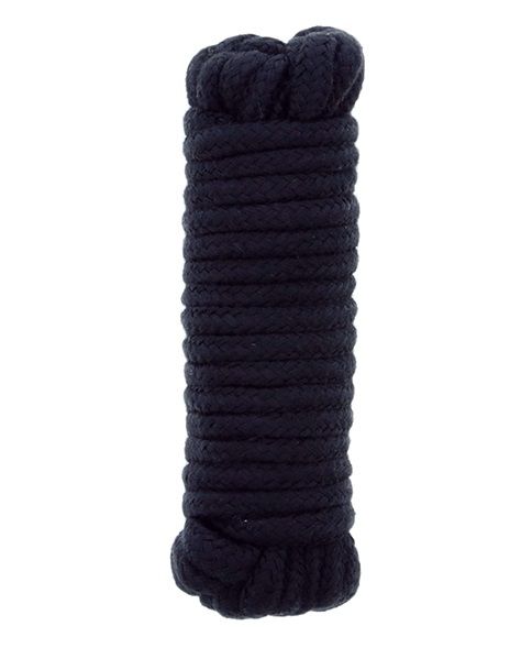 Чёрная веревка для связывания BONDX LOVE ROPE - 5 м. - Dream Toys - купить с доставкой в Березниках