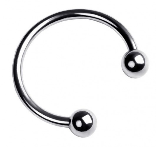 Серебристая подкова на головку пениса - ToyFa - купить с доставкой в Березниках