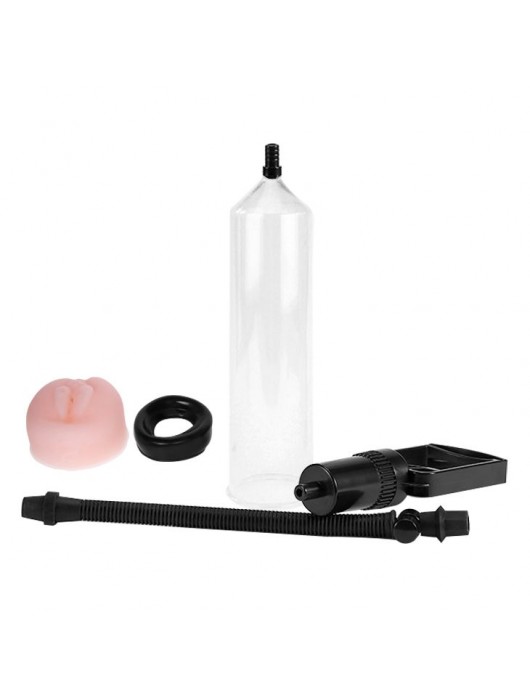 Поршневая мужская помпа с насадкой - Baile - в Березниках купить с доставкой