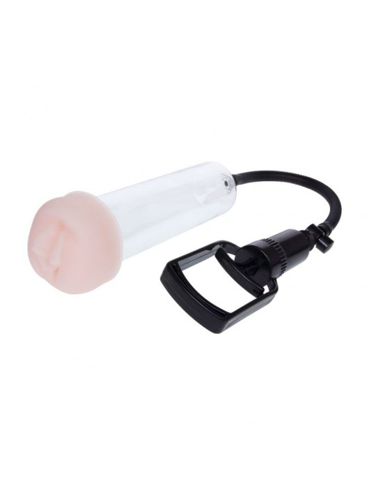 Поршневая мужская помпа с насадкой - Baile - в Березниках купить с доставкой