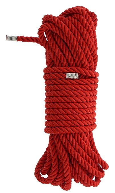 Красная веревка DELUXE BONDAGE ROPE - 10 м. - Dream Toys - купить с доставкой в Березниках