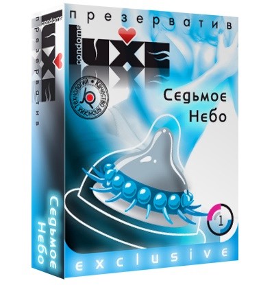 Презерватив LUXE  Exclusive  Седьмое небо  - 1 шт. - Luxe - купить с доставкой в Березниках