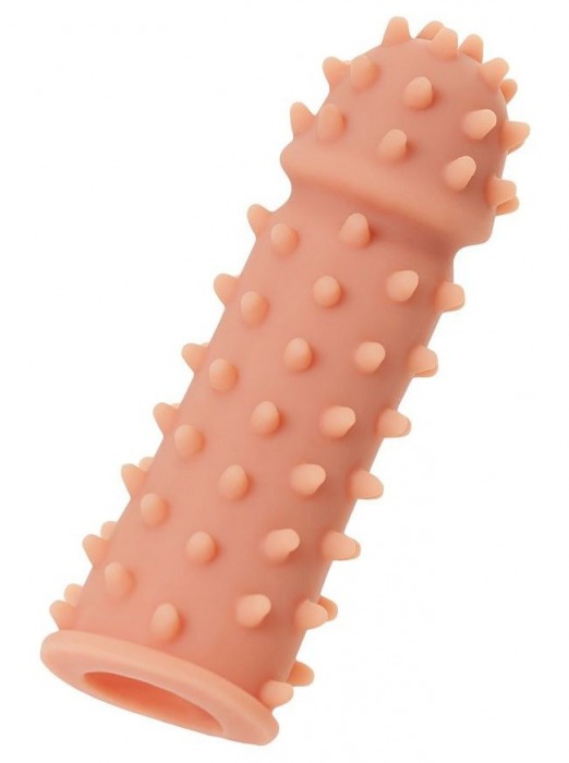 Телесная реалистичная насадка KOKOS Extreme Sleeve 03 с дополнительной стимуляцией - 12,7 см. - KOKOS - в Березниках купить с доставкой