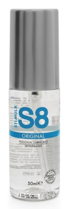 Универсальный лубрикант на водной осноdе S8 Original Lube - 50 мл. - Stimul8 - купить с доставкой в Березниках