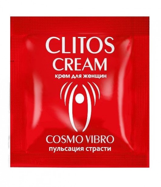 Пробник возбуждающего крема для женщин Clitos Cream - 1,5 гр. - Биоритм - купить с доставкой в Березниках