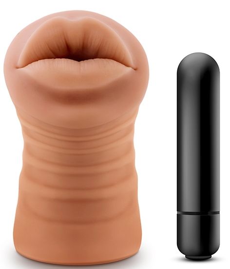 Кофейный мастурбатор-ротик Isabella - Blush Novelties - в Березниках купить с доставкой
