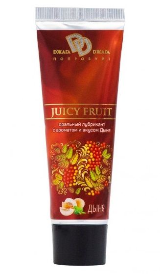 Интимный съедобный лубрикант JUICY FRUIT с ароматом дыни - 30 мл. - БиоМед - купить с доставкой в Березниках