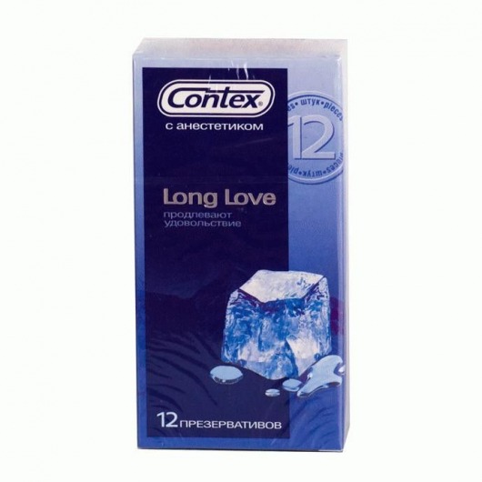 Презервативы с продлевающей смазкой Contex Long Love - 12 шт. - Contex - купить с доставкой в Березниках