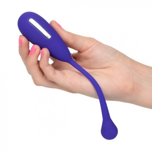 Фиолетовый шарик с электростимуляцией и вибрацией Intimate E-Stimulator Remote Kegel Exerciser - California Exotic Novelties - купить с доставкой в Березниках