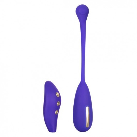 Фиолетовый шарик с электростимуляцией и вибрацией Intimate E-Stimulator Remote Kegel Exerciser - California Exotic Novelties - купить с доставкой в Березниках