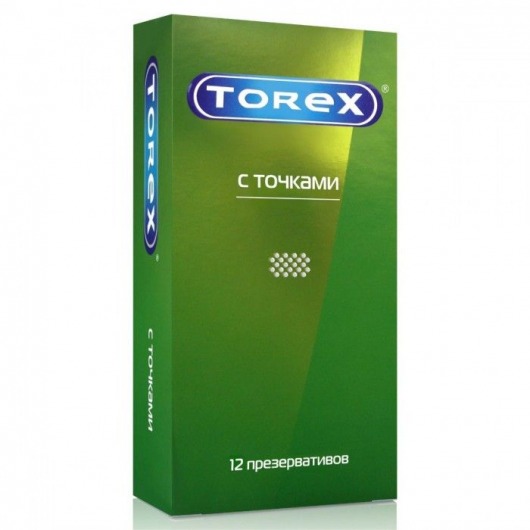 Текстурированные презервативы Torex  С точками  - 12 шт. - Torex - купить с доставкой в Березниках