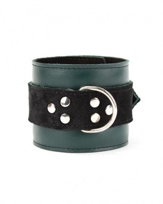 Изумрудные наручники Ladys Arsenal на карабинах - БДСМ Арсенал - купить с доставкой в Березниках