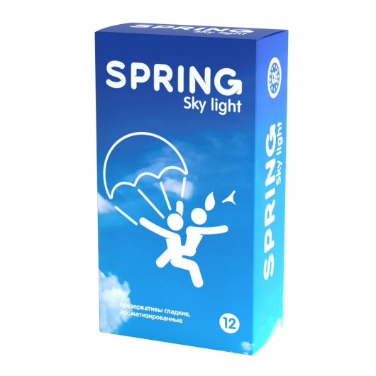 Ультратонкие презервативы SPRING SKY LIGHT - 12 шт. - SPRING - купить с доставкой в Березниках