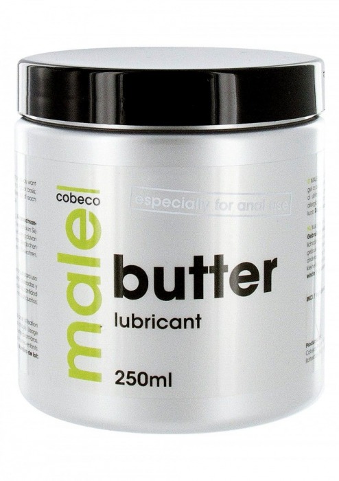 Анальный лубрикант MALE Cobeco Butter Lubricant - 250 мл. - Cobeco - купить с доставкой в Березниках