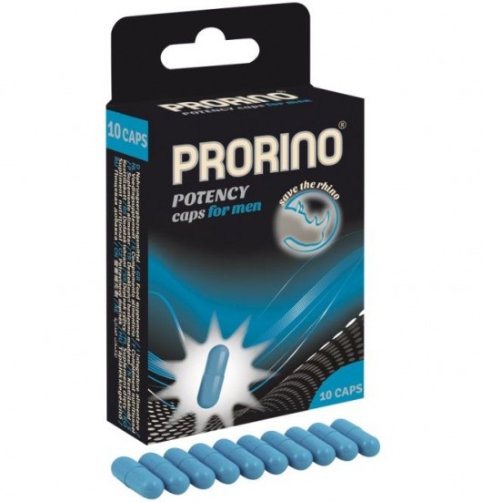 БАД для мужчин ero black line PRORINO Potency Caps for men - 10 капсул - Ero - купить с доставкой в Березниках