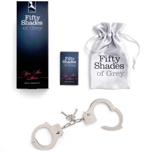 Металлические наручники Metal Handcuffs - Fifty Shades of Grey - купить с доставкой в Березниках