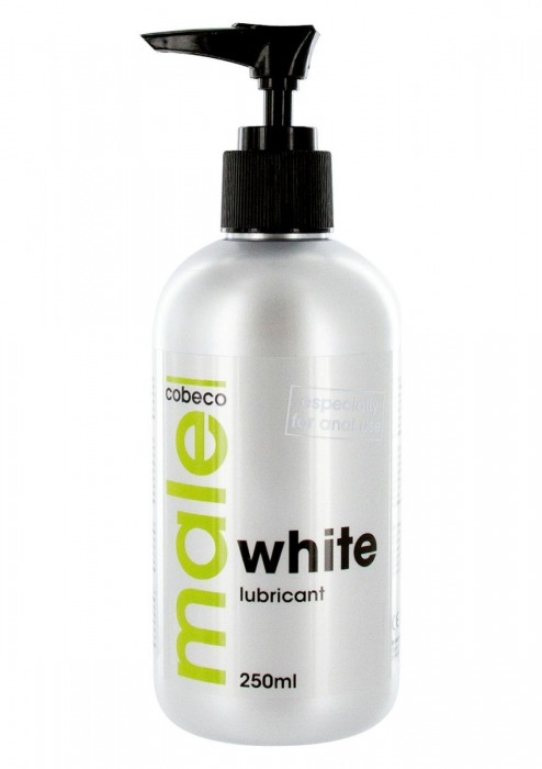 Анальная смазка на водной основе MALE Cobeco White Lubricant - 250 мл. - Cobeco - купить с доставкой в Березниках
