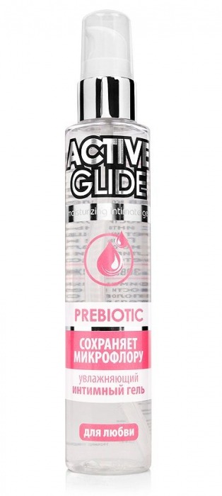 Увлажняющий интимный гель Active Glide Prebiotic - 100 гр. - Биоритм - купить с доставкой в Березниках