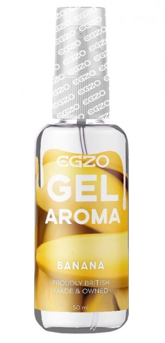 Интимный лубрикант EGZO AROMA с ароматом банана - 50 мл. - EGZO - купить с доставкой в Березниках