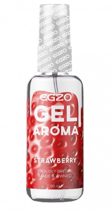 Интимный лубрикант EGZO AROMA с ароматом клубники - 50 мл. - EGZO - купить с доставкой в Березниках