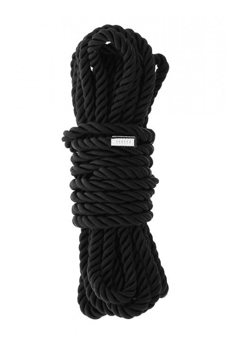 Черная веревка для шибари DELUXE BONDAGE ROPE - 5 м. - Dream Toys - купить с доставкой в Березниках