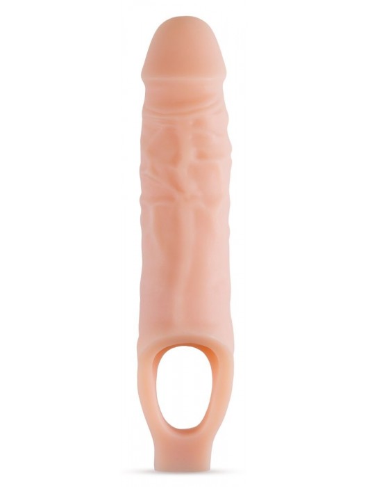 Телесный реалистичный фаллоудлинитель 9 Inch Silicone Cock Sheath Penis Extender - 22,86 см. - Blush Novelties - в Березниках купить с доставкой