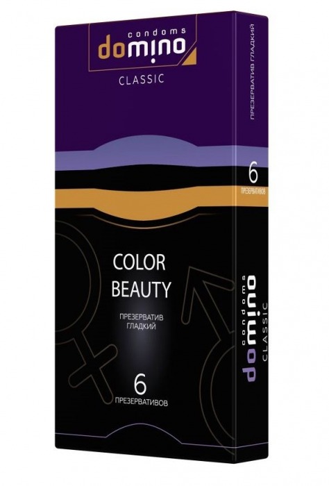 Разноцветные презервативы DOMINO Colour Beauty - 6 шт. - Domino - купить с доставкой в Березниках