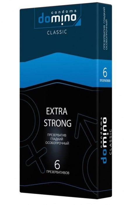 Суперпрочные презервативы DOMINO Extra Strong - 6 шт. - Domino - купить с доставкой в Березниках