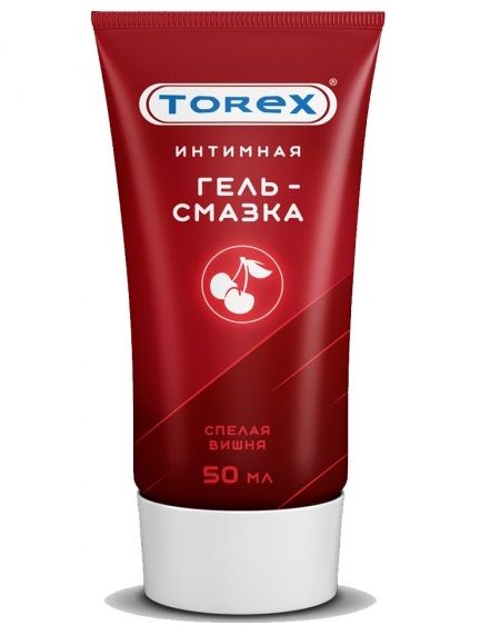 Смазка на водной основе TOREX  Спелая вишня  - 50 мл. - Torex - купить с доставкой в Березниках