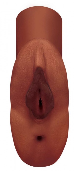Коричневый мастурбатор Perfect Pussy Double Stroker - Pipedream - в Березниках купить с доставкой