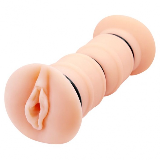 Телесный вибромастурбатор-вагина Michelle - Baile - в Березниках купить с доставкой