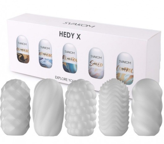 Набор из 5 мастурбаторов Hedy X5 Mixed - Svakom - в Березниках купить с доставкой