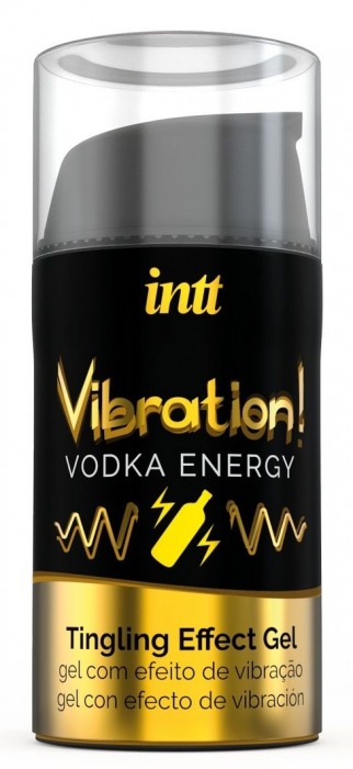 Жидкий интимный гель с эффектом вибрации Vibration! Vodka Energy - 15 мл. - INTT - купить с доставкой в Березниках