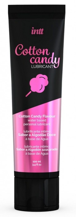 Интимный гель на водной основе Cotton Candy Lubricant - 100 мл. - INTT - купить с доставкой в Березниках