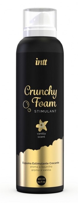 Пенка для массажа Crunchy Foam Stimulant Vanilla - 100 мл. - INTT - купить с доставкой в Березниках