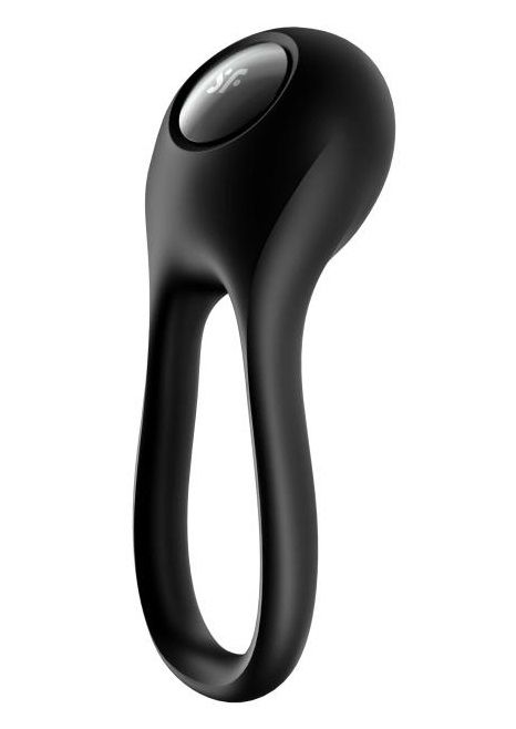 Черное эрекционное виброкольцо Majestic Duo - Satisfyer - в Березниках купить с доставкой