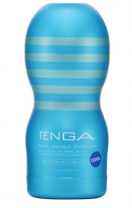 Мастурбатор с охлаждающей смазкой TENGA Original Vacuum Cup Cool - Tenga - в Березниках купить с доставкой