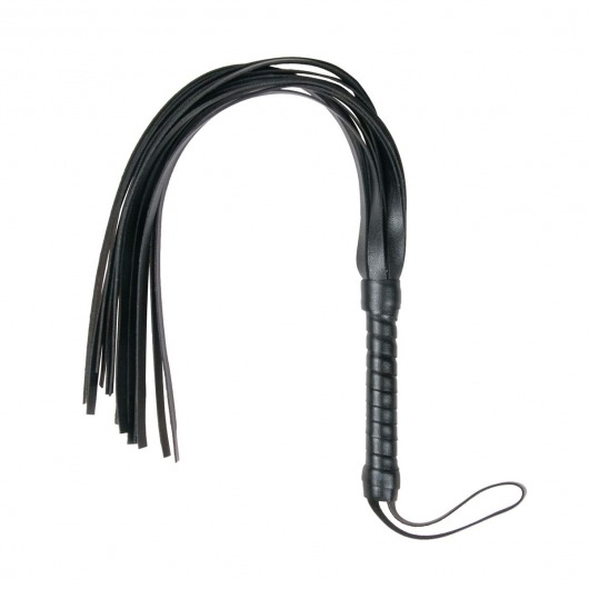 Черный флоггер Flogger Whip - 46 см. - Easy toys - купить с доставкой в Березниках