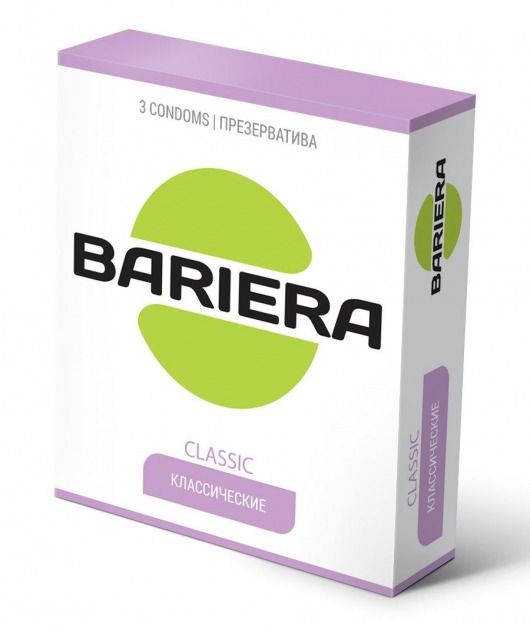 Классические презервативы Bariera Classic - 3 шт. - Bariera - купить с доставкой в Березниках