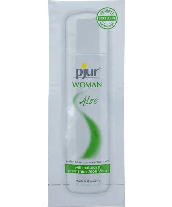 Лубрикант на водной основе pjur WOMAN Aloe - 2 мл. - Pjur - купить с доставкой в Березниках