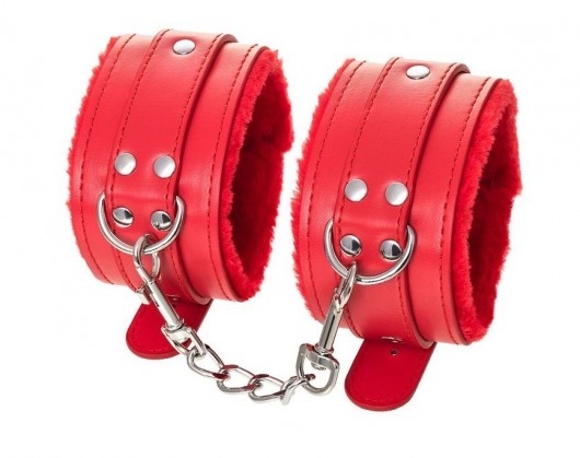 Красные оковы Anonymo из искусственной кожи - ToyFa - купить с доставкой в Березниках