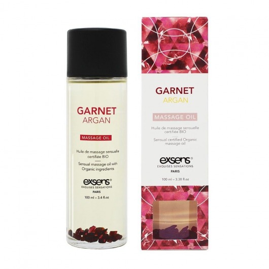 Органическое массажное масло GARNET ARGAN - 100 мл. - Exsens - купить с доставкой в Березниках