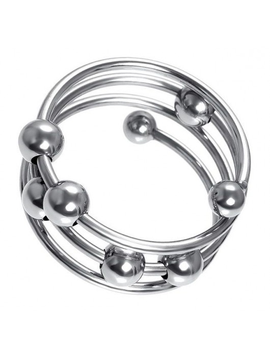 Большое металлическое кольцо под головку пениса - ToyFa - купить с доставкой в Березниках