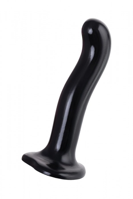 Черный стимулятор для пар P G-Spot Dildo Size M - 18 см. - Strap-on-me - в Березниках купить с доставкой