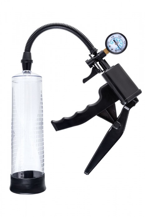 Прозрачная механическая помпа для пениса Viggo - Sexus - в Березниках купить с доставкой