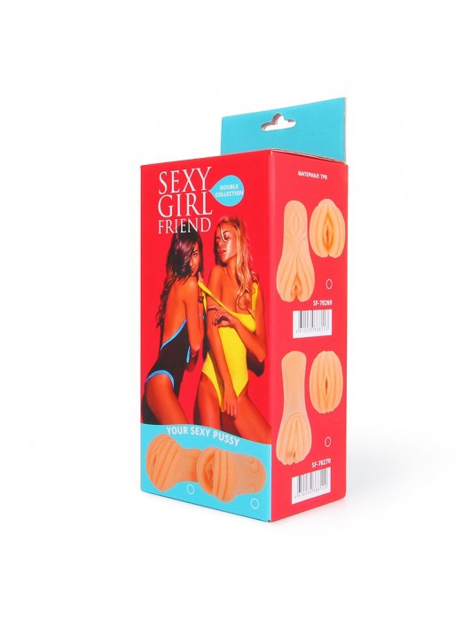 Телесный мастурбатор-вагина со складками на входе - Bior toys - в Березниках купить с доставкой