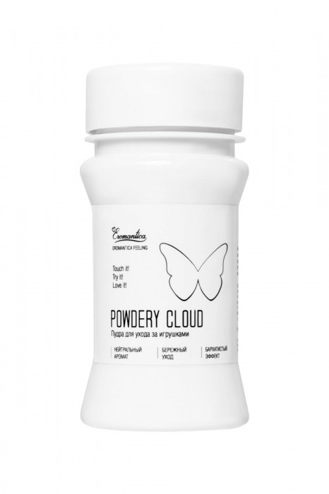 Пудра для ухода за игрушками Powdery Cloud с нейтральным ароматом - 40 гр. - Eromantica - купить с доставкой в Березниках