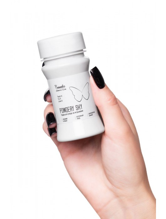 Пудра для ухода за игрушками Powdery Sky с ароматом мяты - 40 гр. - Eromantica - купить с доставкой в Березниках