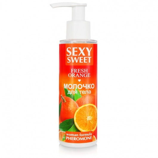 Молочко для тела с феромонами и ароматом апельсина Sexy Sweet Fresh Orange - 150 гр. -  - Магазин феромонов в Березниках